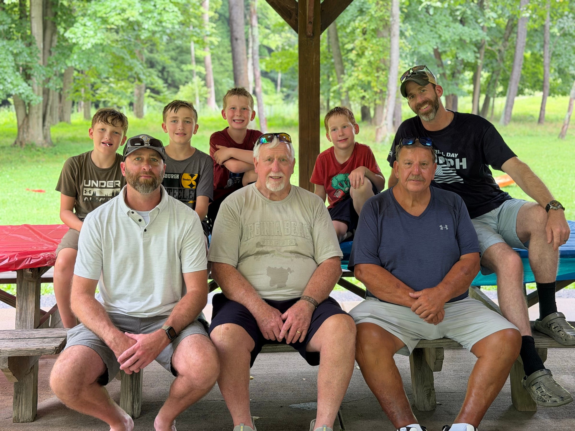 The Gregory boys at the 2026 family reunion